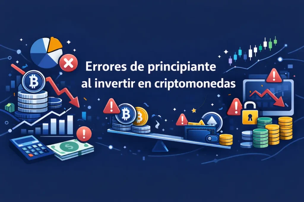 Errores de principiantes al invertir en criptomonedas