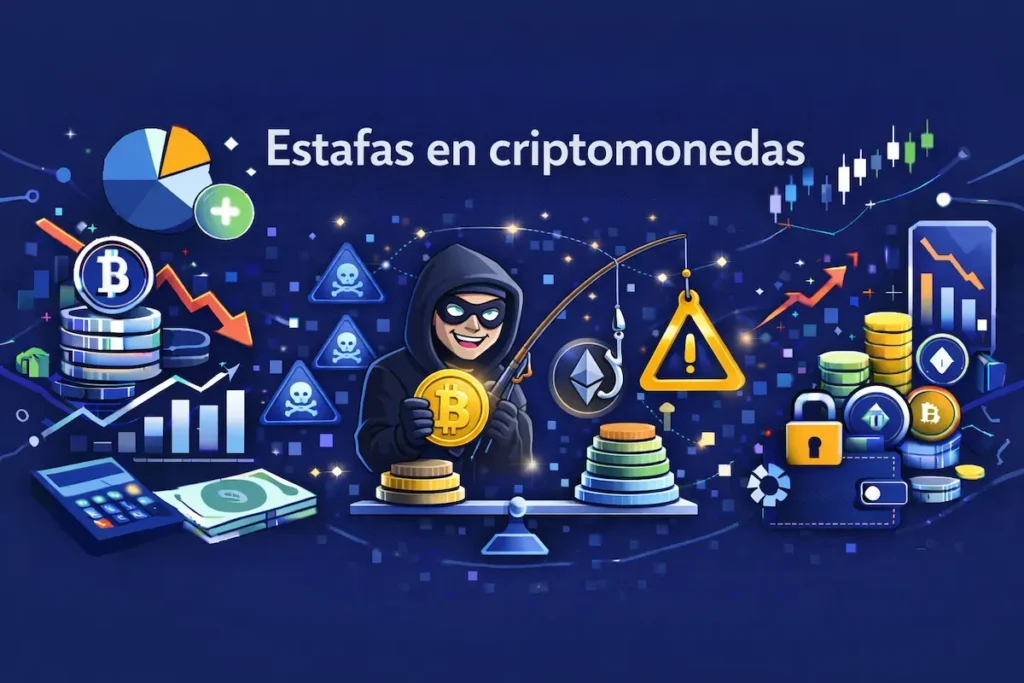 Estafas en criptomonedas
