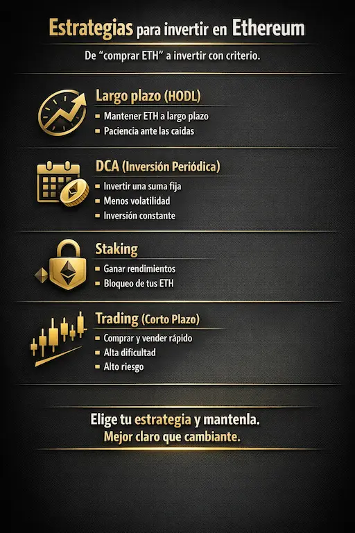 Estrategias clave para invertir en Ethereum
