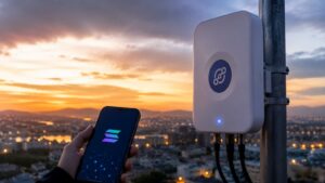 Helium (HNT) conecta incentivos cripto con una infraestructura inalámbrica sobre Solana.