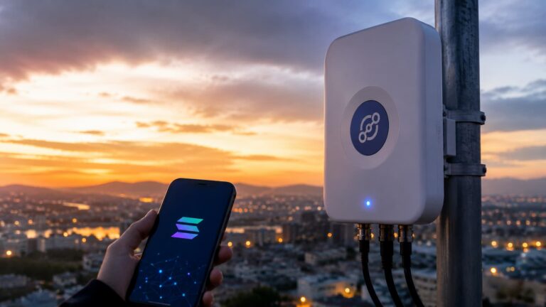 Helium (HNT) conecta incentivos cripto con una infraestructura inalámbrica sobre Solana.