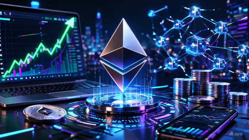 Inversión cripto futurista con Ethereum