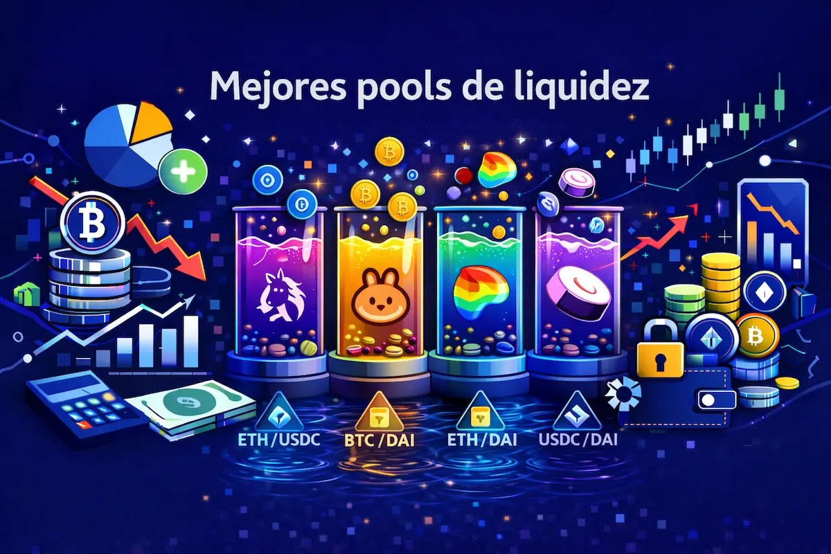 Mejores pools de liquidez y criptomonedas