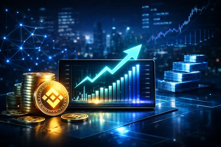 Monedas BNB en un futuro digital