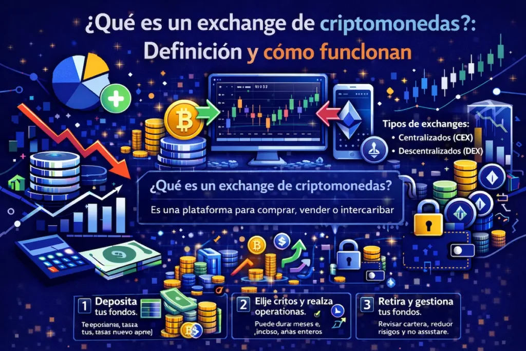 Qué es un exchage de criptomonedas