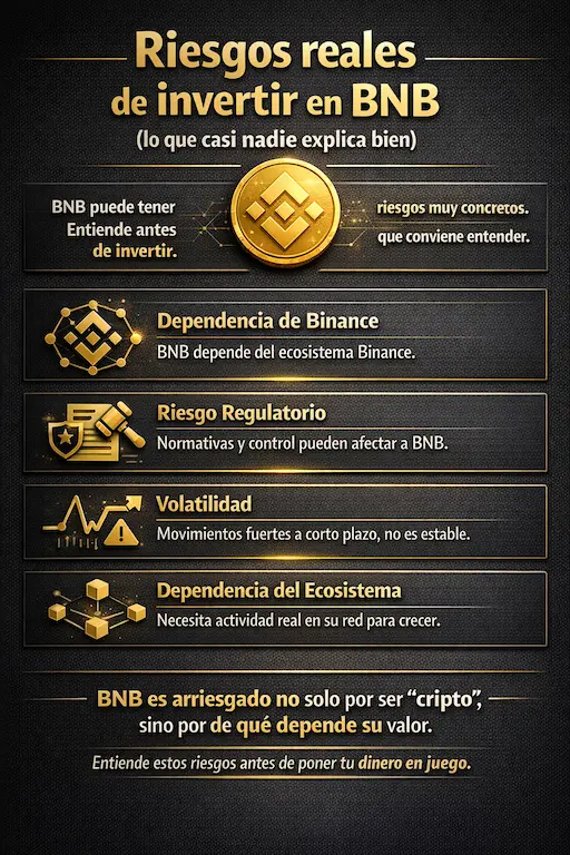 Riesgos al invertir en BNB