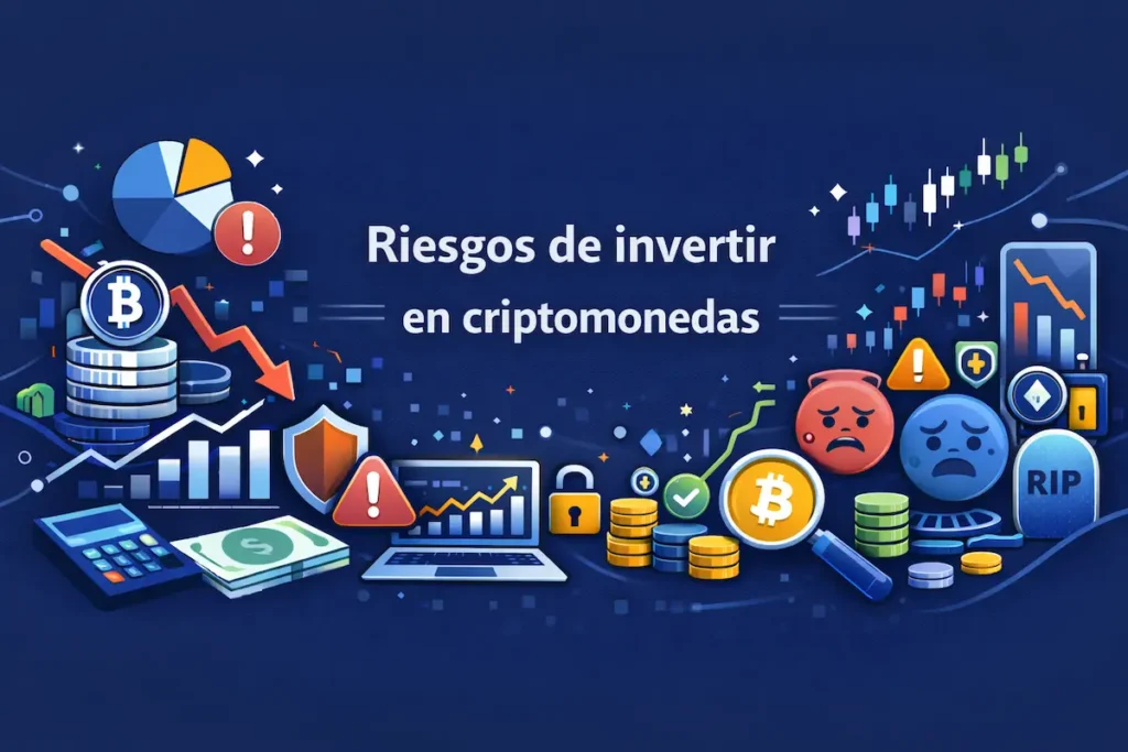Riesgos de invertir en criptomonedas