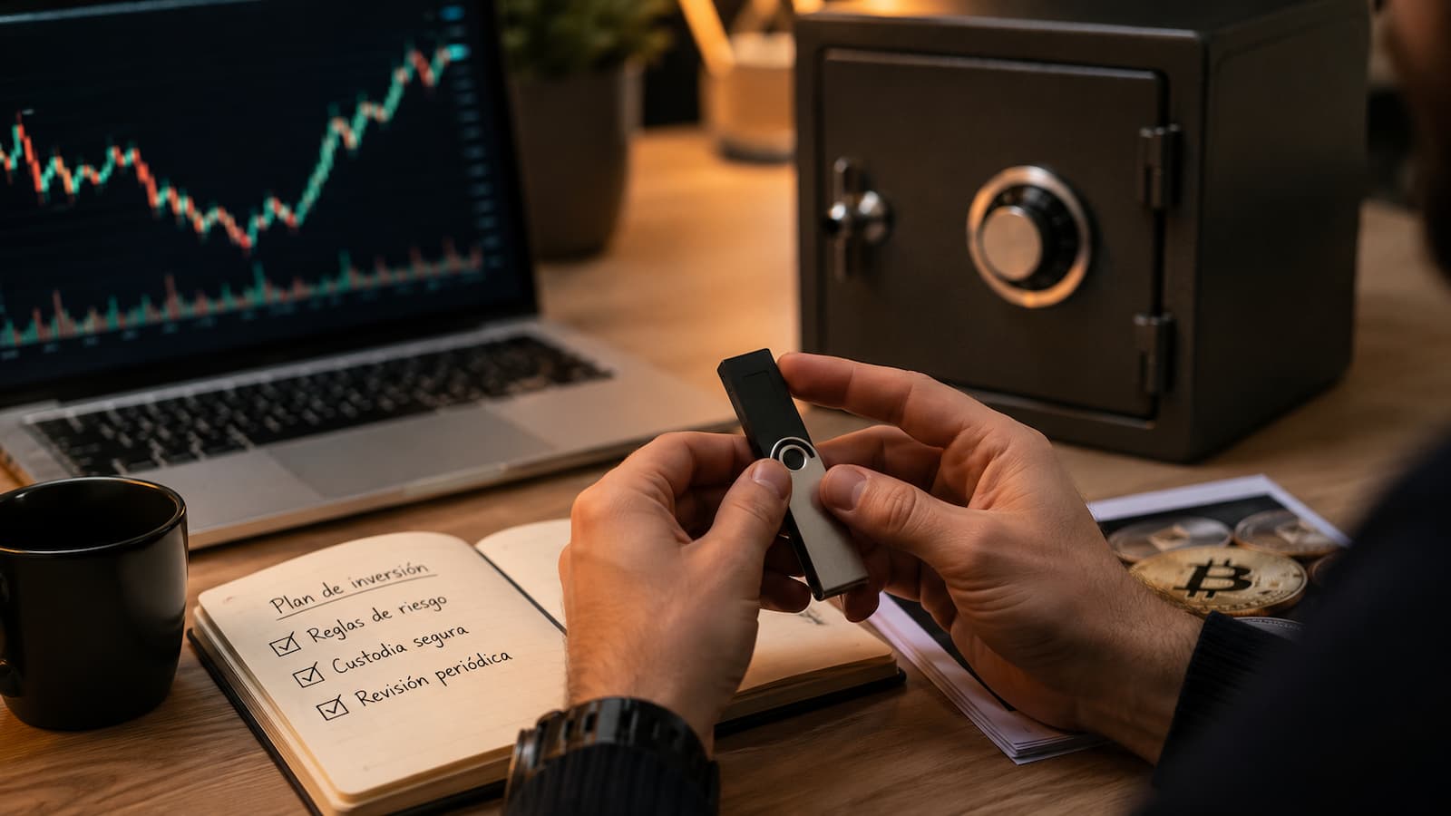 Una estrategia cripto de largo plazo necesita reglas de riesgo custodia y revisión.