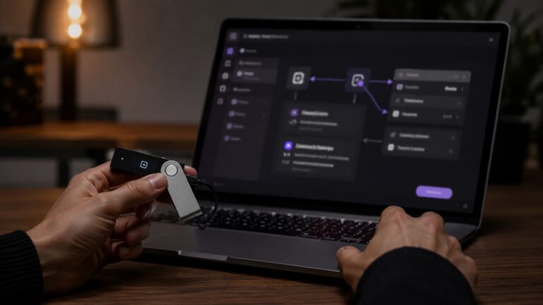 Agent Stack permite que la IA prepare operaciones y el usuario confirme la firma en Ledger.