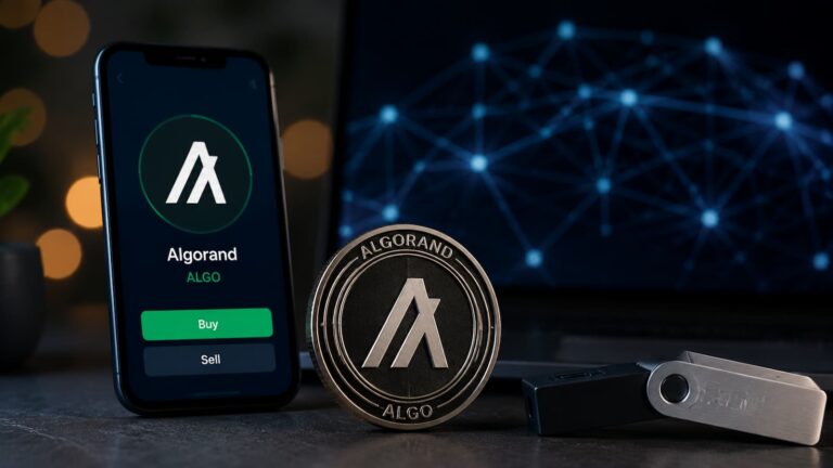 Algorand (ALGO) red compra custodia y riesgos antes de invertir.