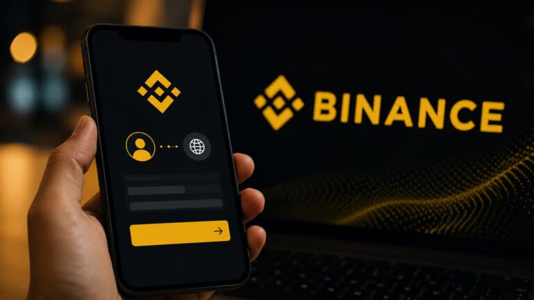 Aviso de Binance para actualizar el país de residencia por los cambios de MiCA.