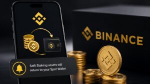 Aviso de Binance sobre la devolución de activos de Soft Staking a la wallet Spot.