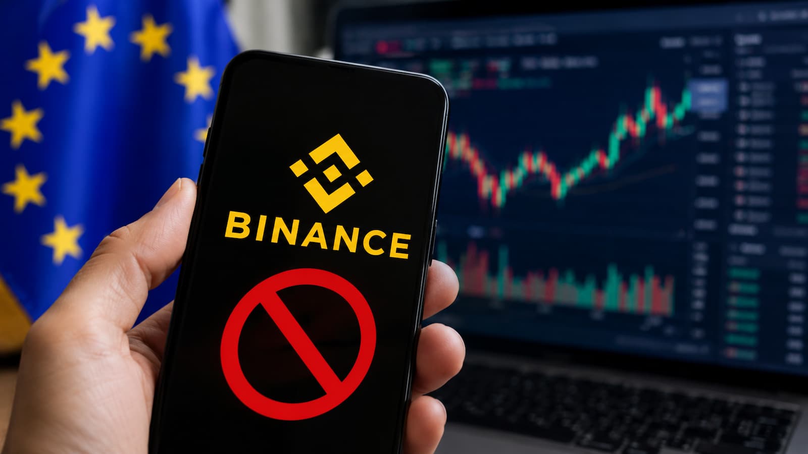 Binance restringe nuevas órdenes spot en la UE tras el fin del periodo transitorio de MiCA.