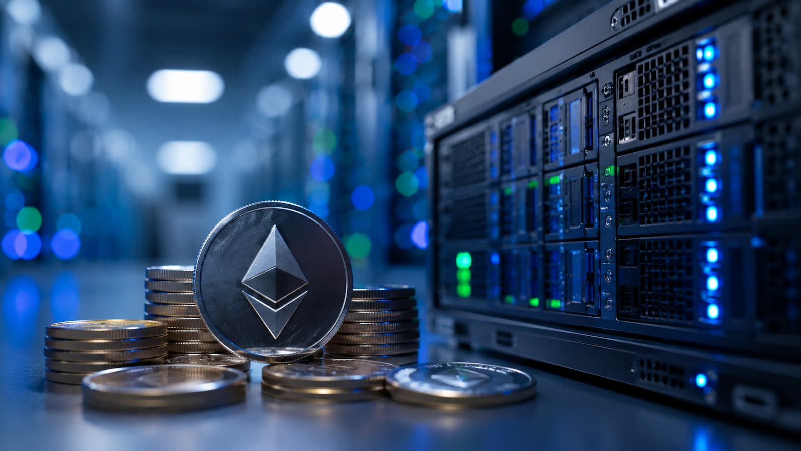 BitMine roza el 5% del suministro de ETH mientras amplía sus operaciones de staking.