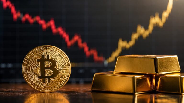 Bitcoin pierde fuerza frente al oro mientras el mercado debate si la señal anticipa un giro.