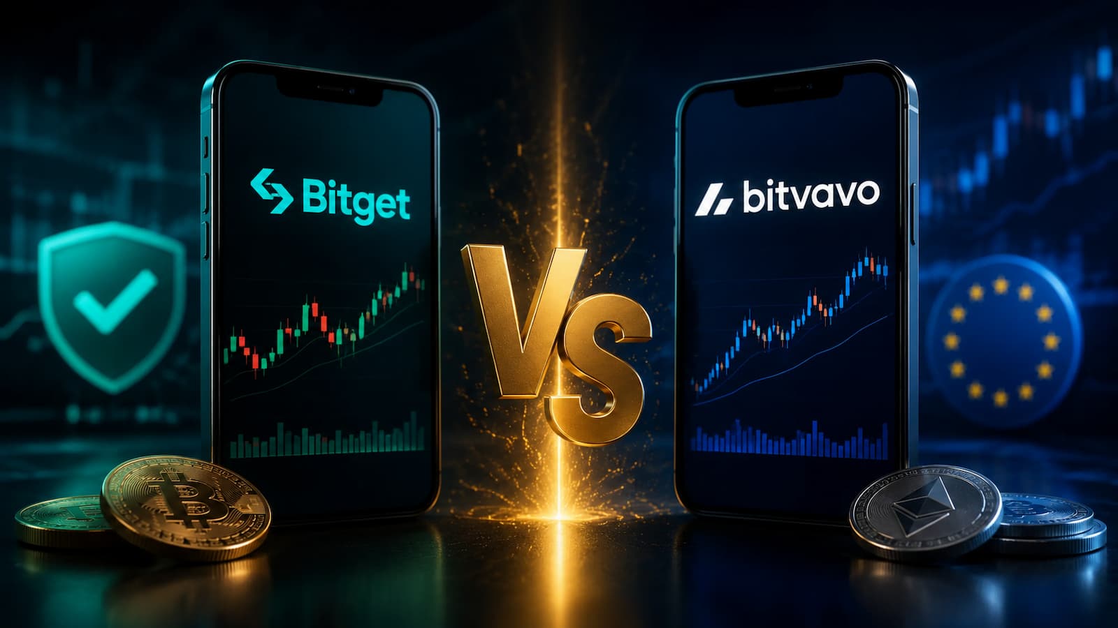 Bitget y Bitvavo frente a frente regulación MiCA comisiones y herramientas en 2026.