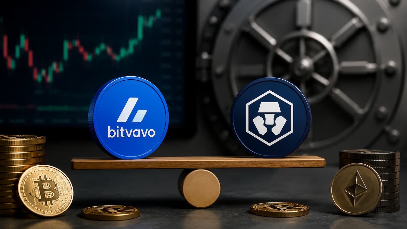 Bitvavo vs Crypto.com costes seguridad y diferencias