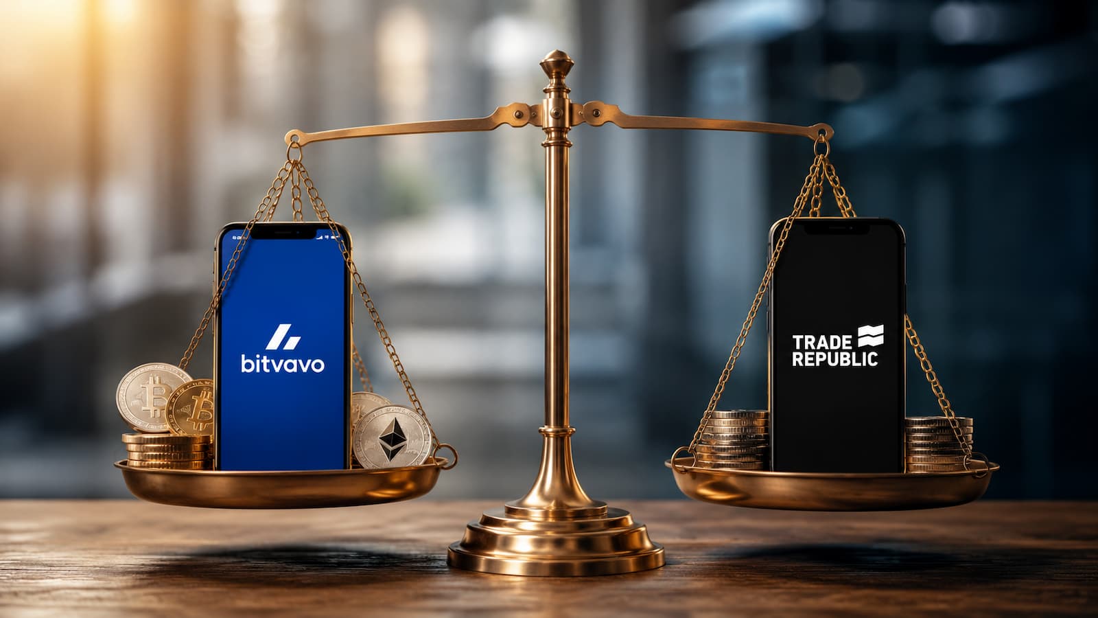 Bitvavo vs Trade Republic costes custodia y catálogo