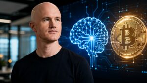 Brian Armstrong defiende que IA y criptomonedas avancen como tecnologías complementarias.