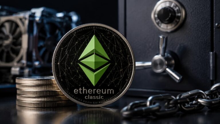 Ethereum Classic (ETC) una red PoW con oferta limitada y riesgos de liquidez y custodia.