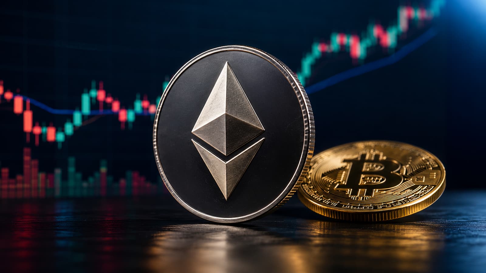 Ethereum gana terreno frente a Bitcoin aunque el mercado aún no confirma una rotación amplia.