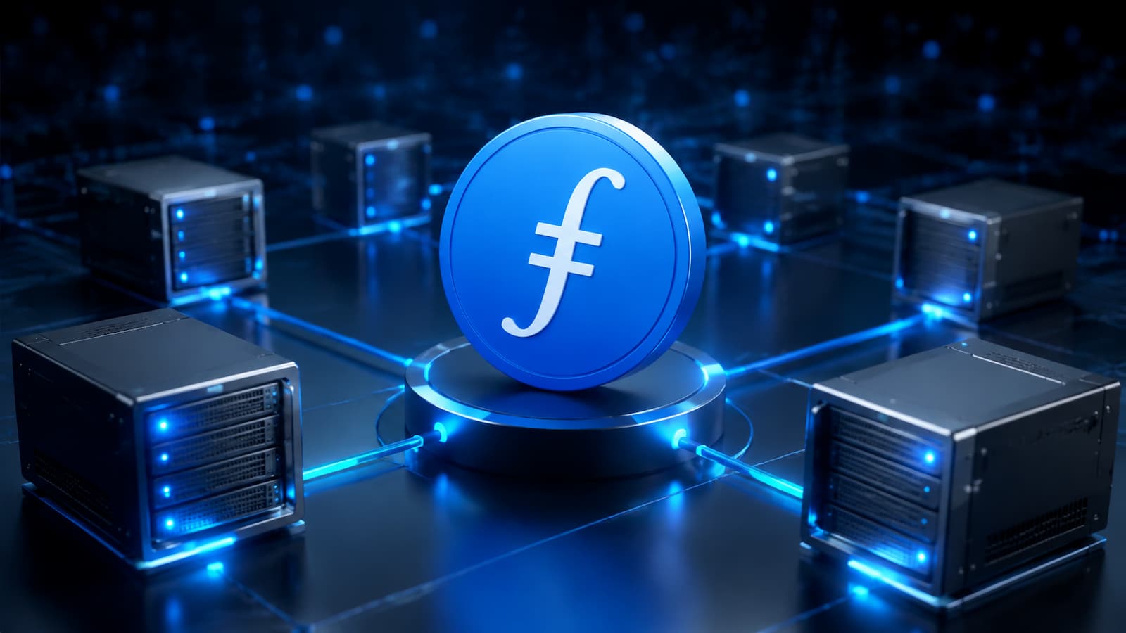 Filecoin conecta su token FIL con una red de almacenamiento descentralizado.