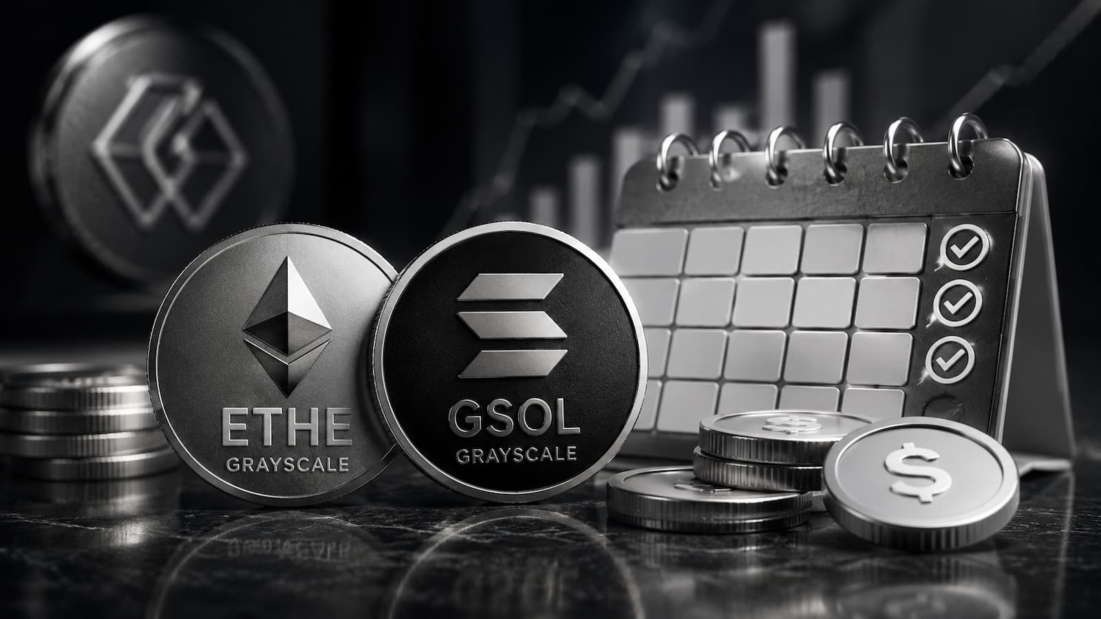 Grayscale plantea pagos periódicos con el staking generado por ETHE y GSOL.