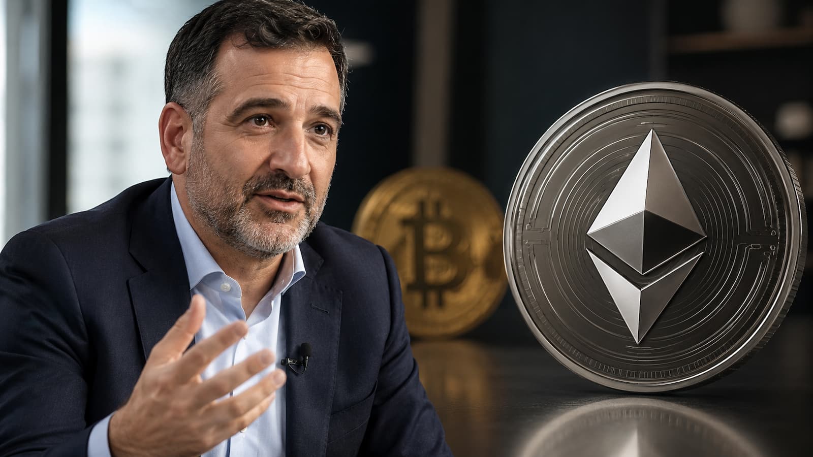 Joseph Chalom defiende Ethereum como activo de tesorería frente a Bitcoin.