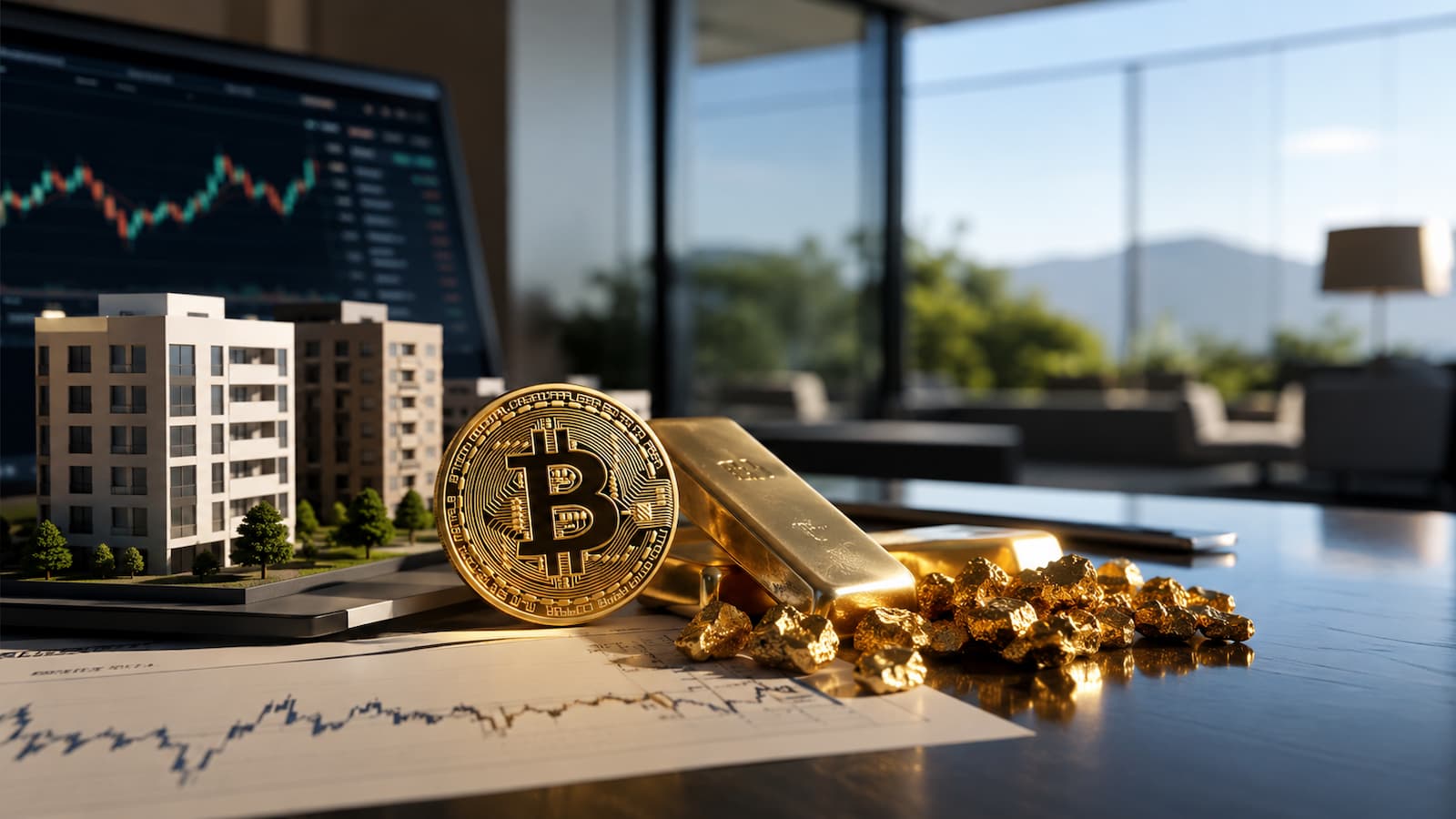 La declaración incluye 0 313024 BTC 200 gramos de oro acciones e inmuebles.