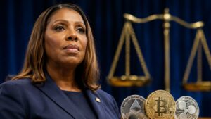 Letitia James pide preservar la capacidad de los estados para perseguir el fraude cripto.