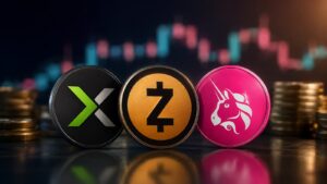 Logotipos de DEXE ZEC y UNI