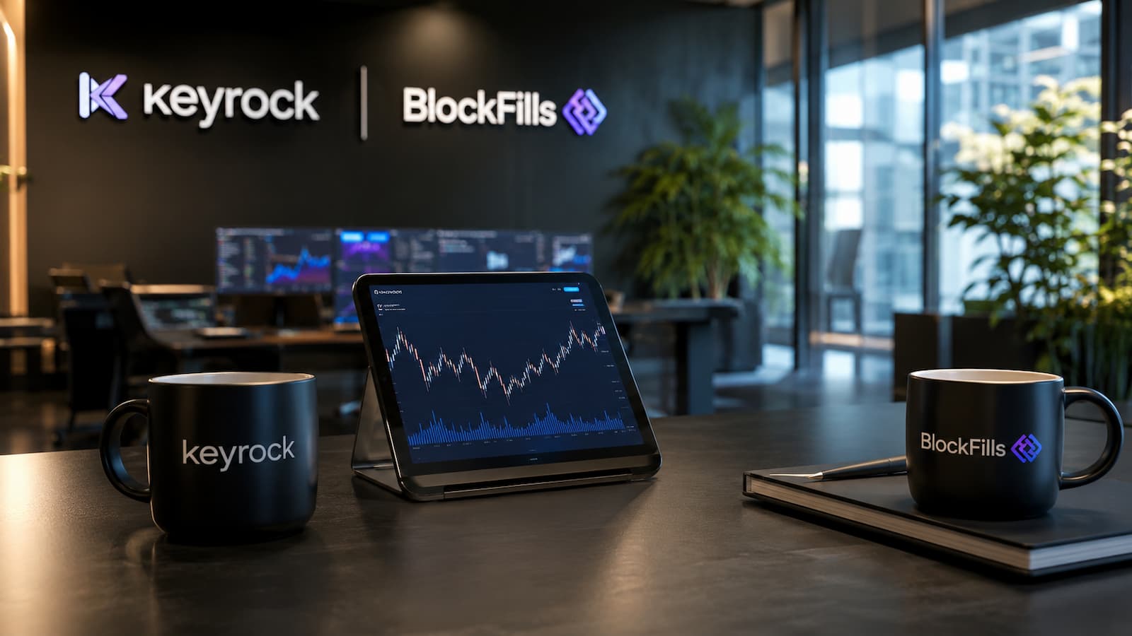 Logotipos de Keyrock y BlockFills