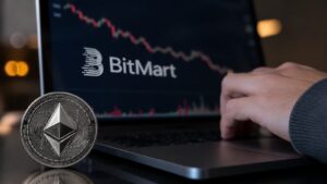 Los retiros de Ethereum desde BitMart repuntan mientras el exchange prepara su cierre.