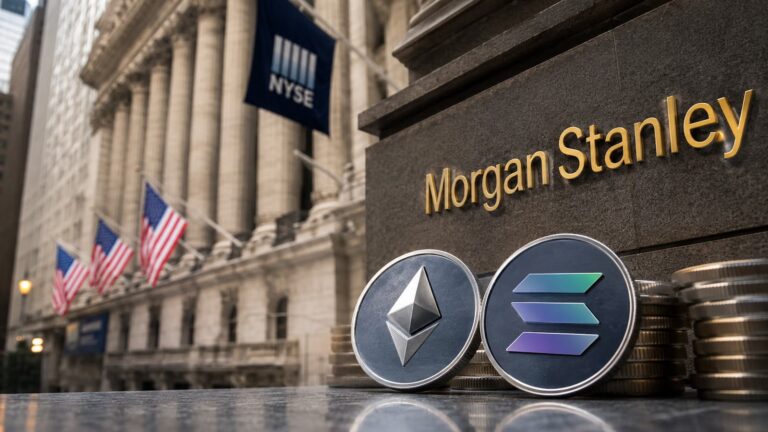 Morgan Stanley estrena ETP de Ethereum y Solana con staking en NYSE Arca.