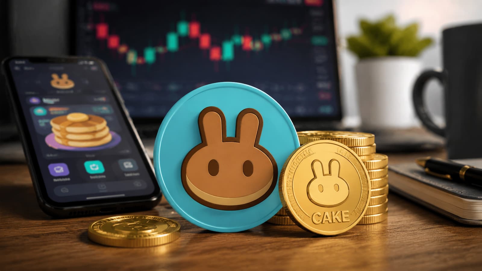 PancakeSwap y CAKE utilidad tokenomics costes y riesgos antes de invertir.
