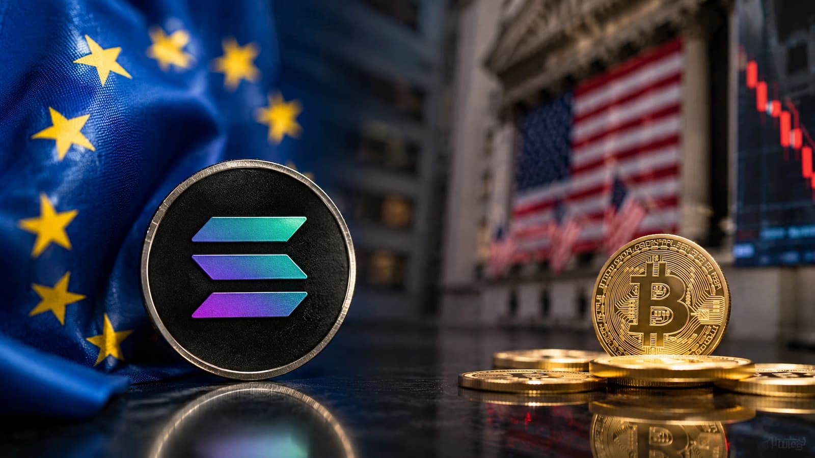 Solana gana foco en Europa mientras los ETF de Bitcoin vuelven a registrar salidas en EE. UU.