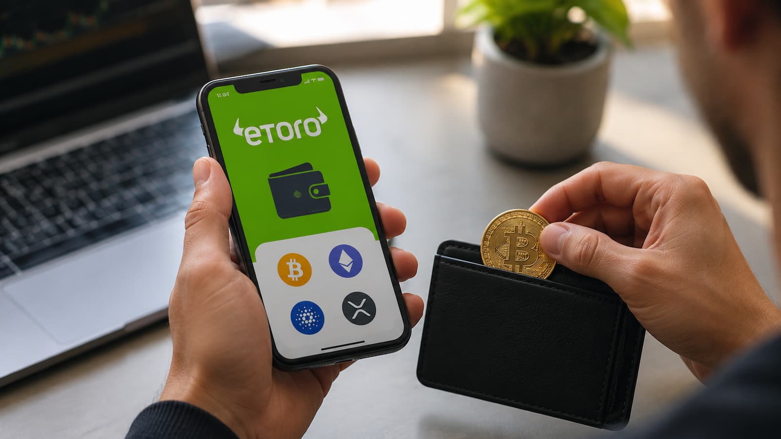 eToro amplía sus opciones de wallet pero la disponibilidad en México requiere confirmación.