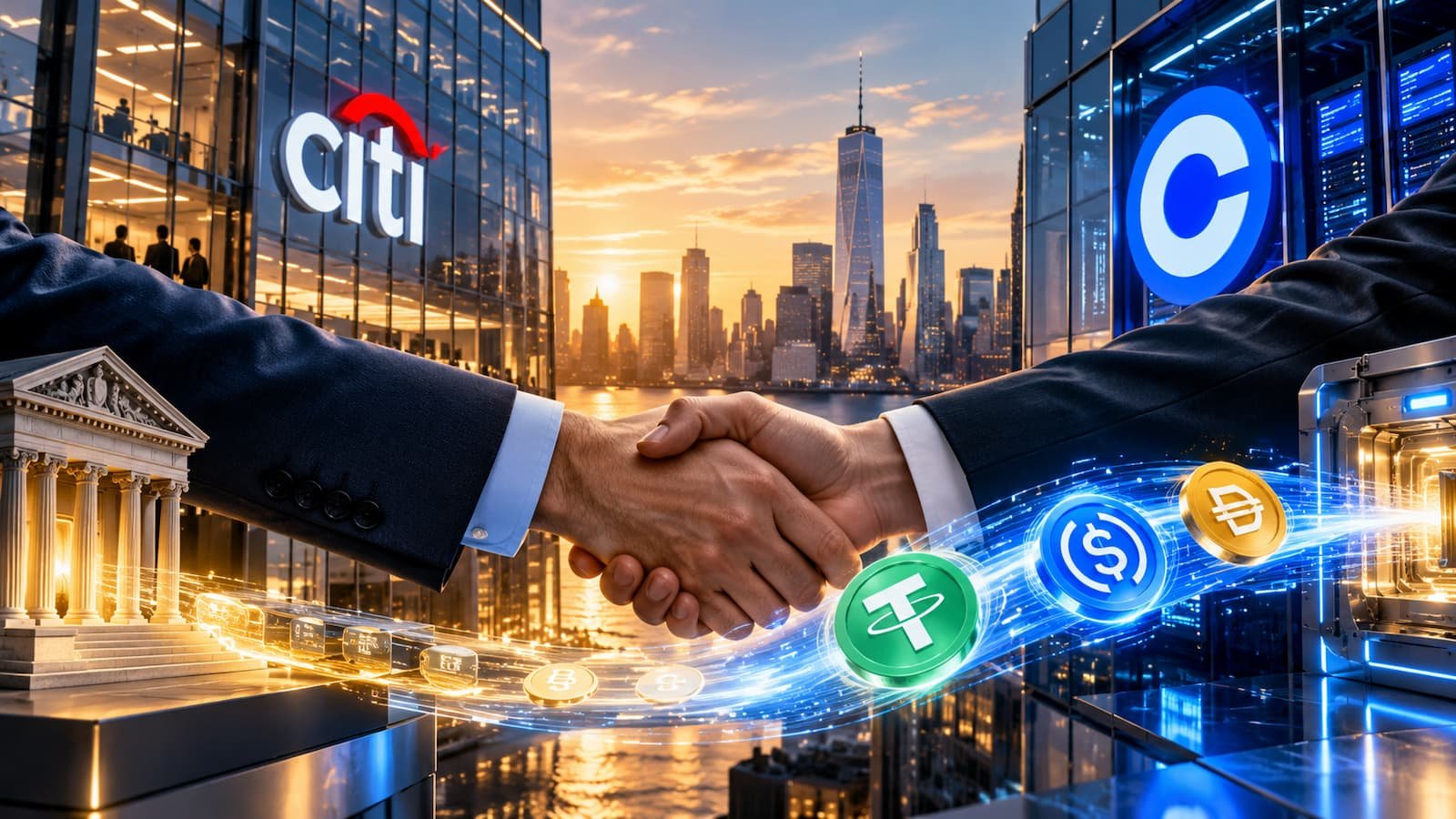 Citi ha ampliado su colaboración con Coinbase para sus clientes institucionales.