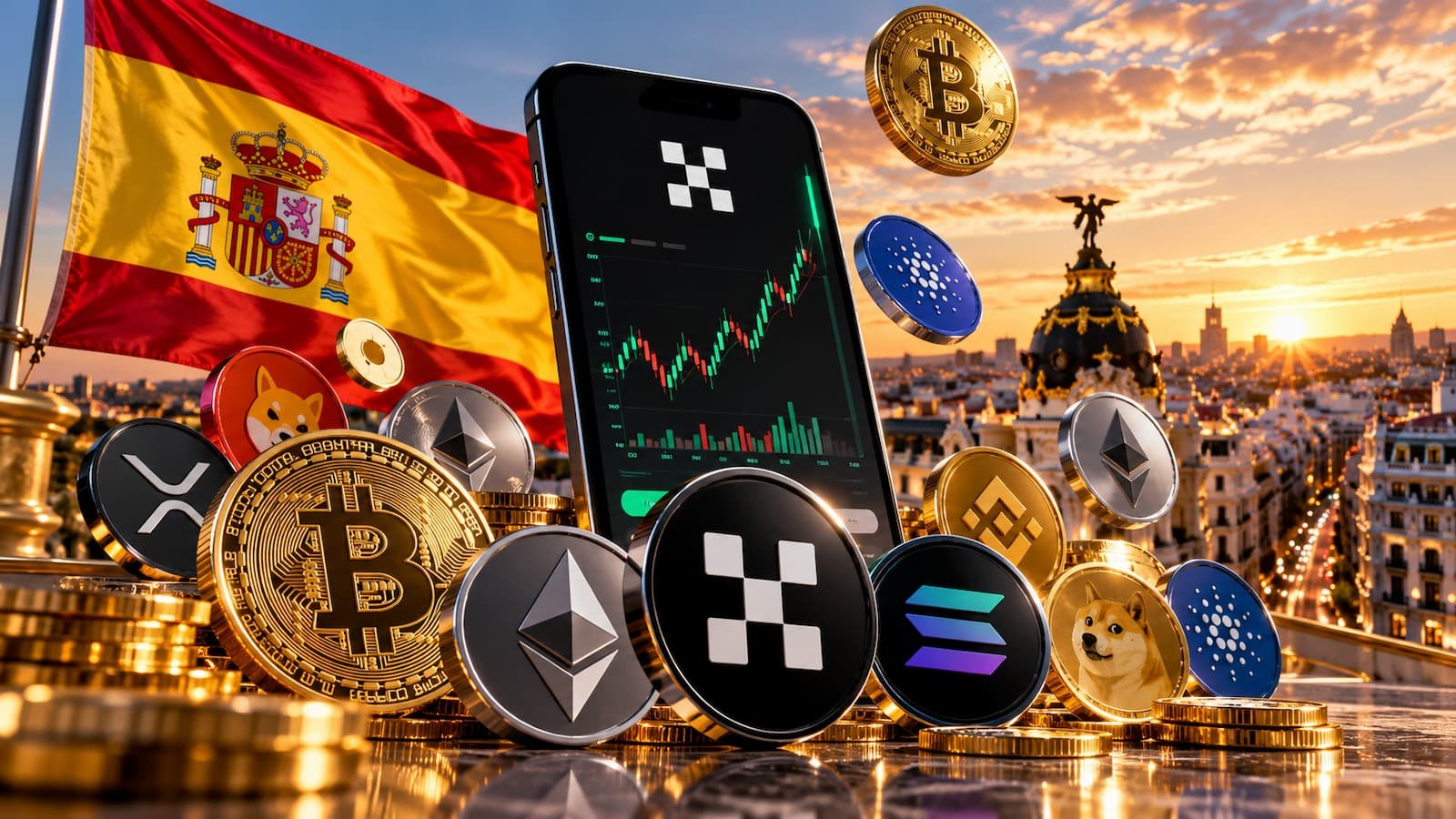 Criptomonedas y tokens listados en OKX