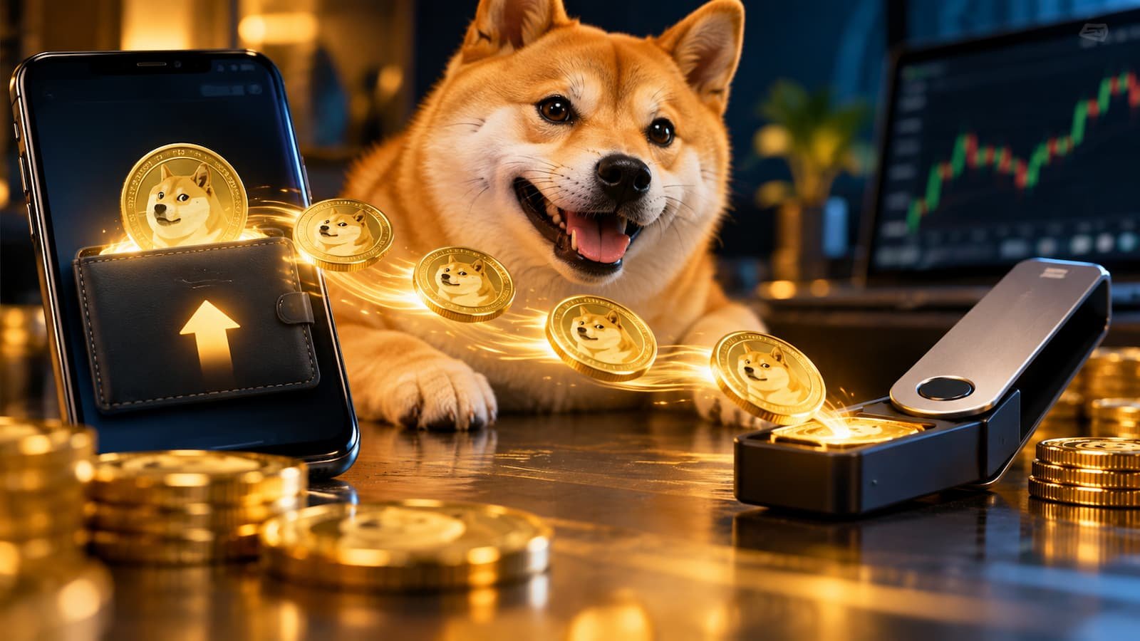 Depósitos y retiros de Dogecoin