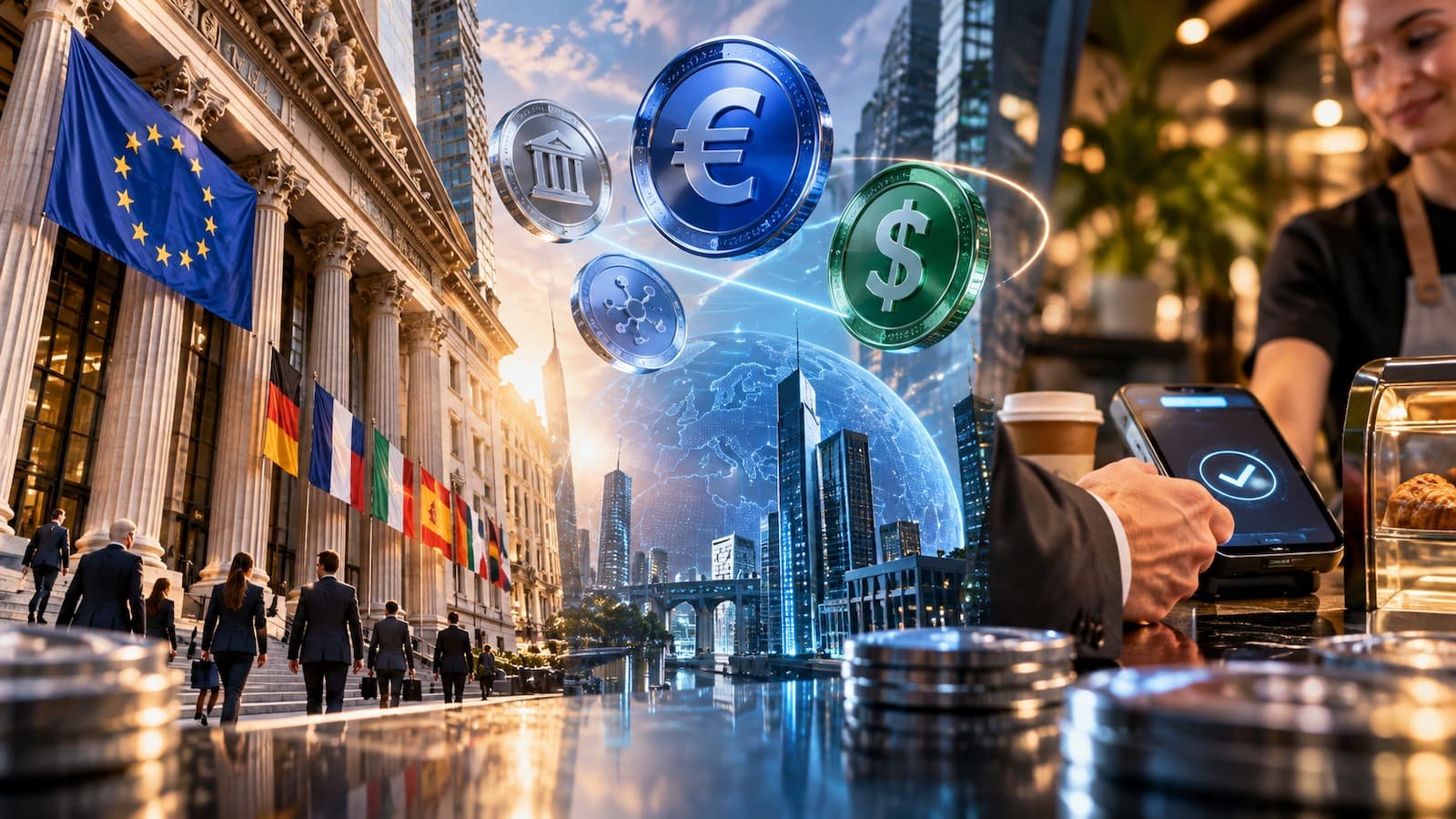 Grandes bancos europeos y globales han acelerado sus planes de stablecoins.