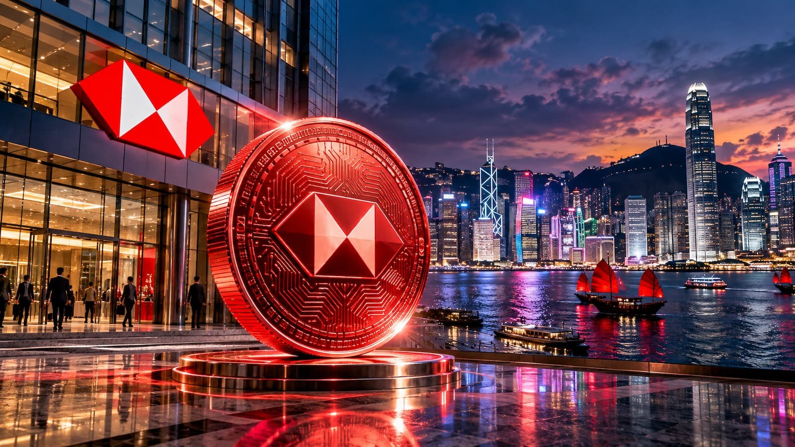 HSBC bautiza RedCoin su stablecoin de Hong Kong y mantiene el lanzamiento para 2026.