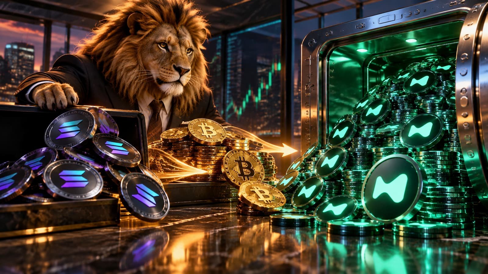 Lion Group vende toda su posición en Solana y reduce Bitcoin.