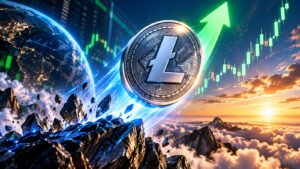 Litecoin llegó a subir un 10% en un día y rozó los 63 dólares