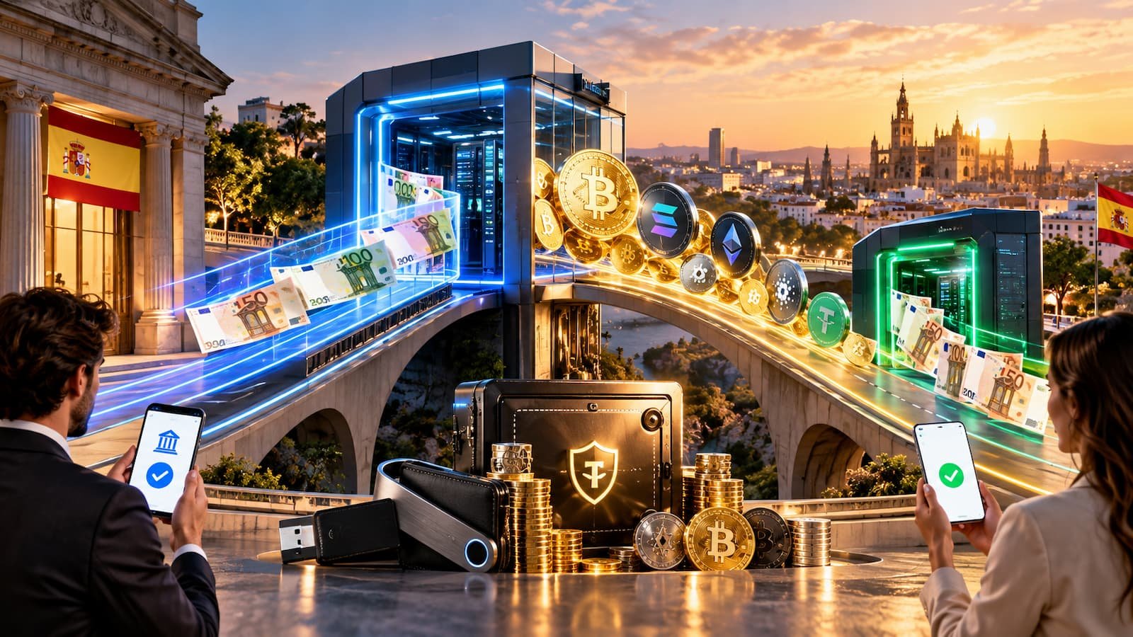 On ramp y off ramp cripto