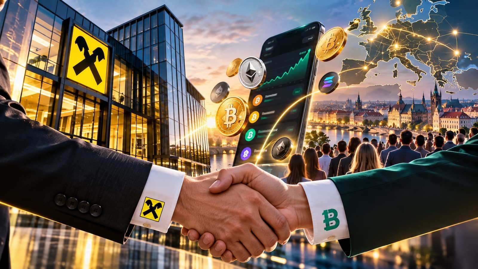 Raiffeisen Bank International ha ampliado su alianza con Bitpanda.