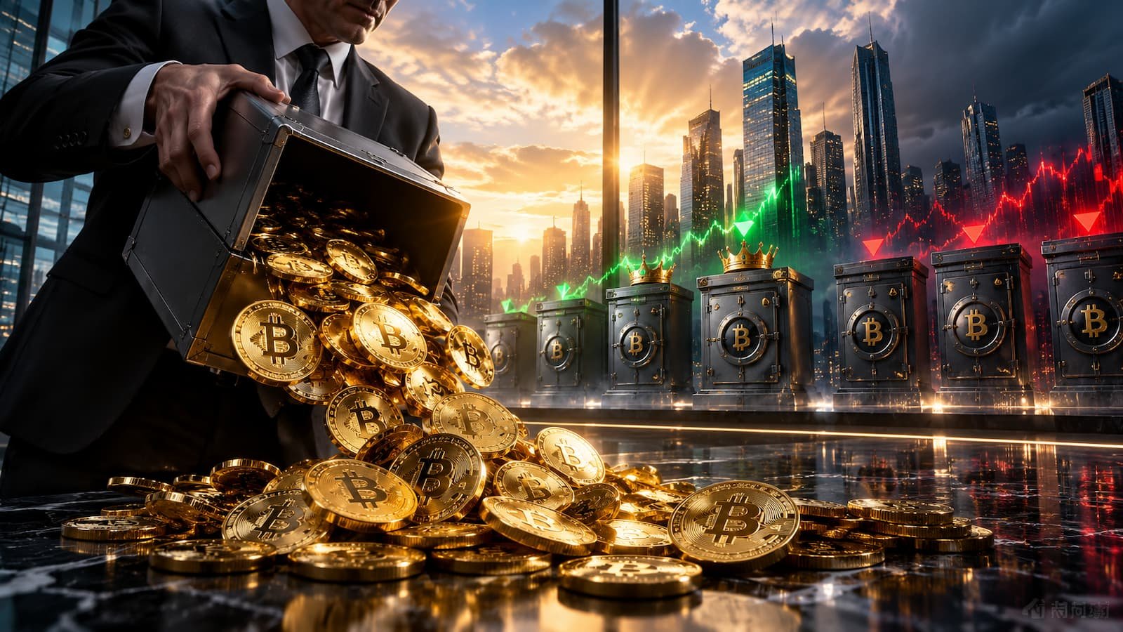 Solo 4 de las 20 mayores tesorerías cripto cotizaban con prima según DWF.