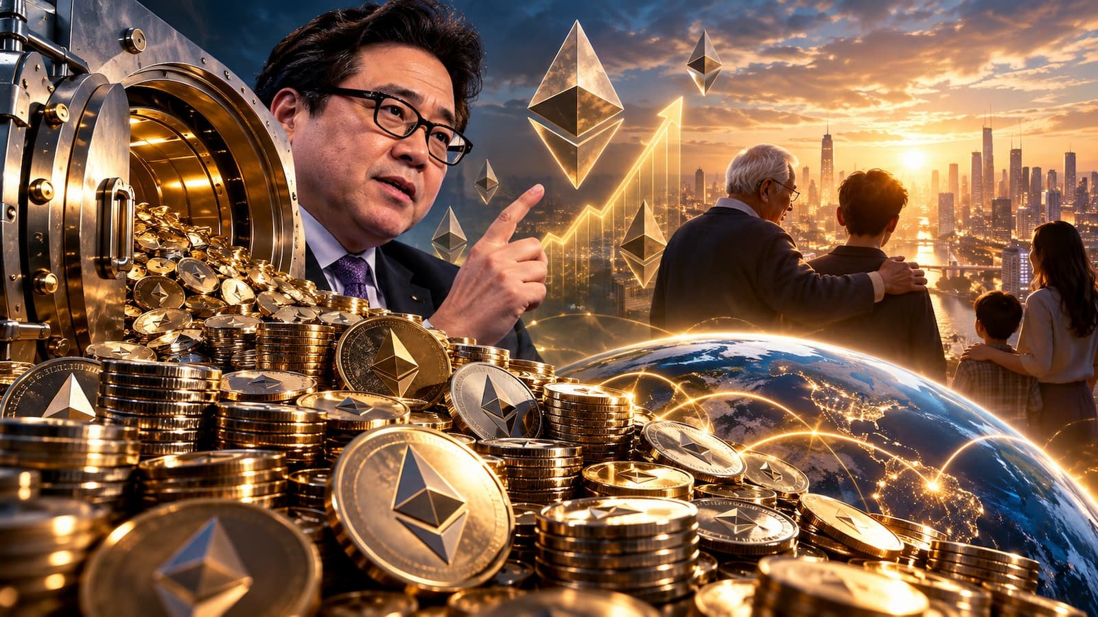 BitMine compra 12.532 ETH mientras Tom Lee apunta a 2 billones de herencias.