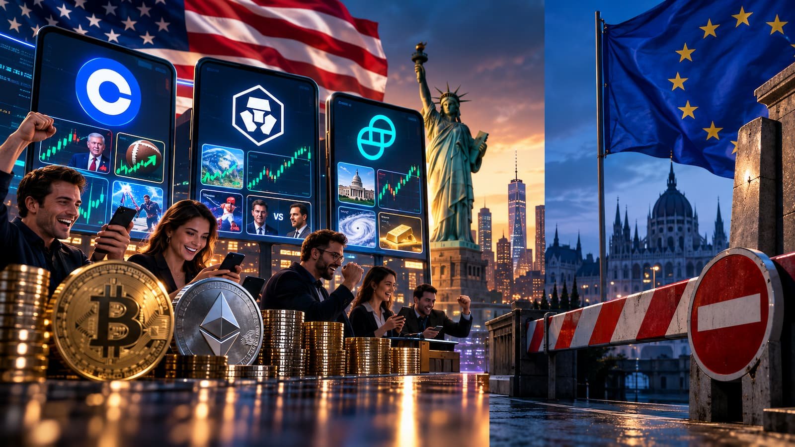 Coinbase Crypto.com y Gemini se vuelcan en mercados de predicción.