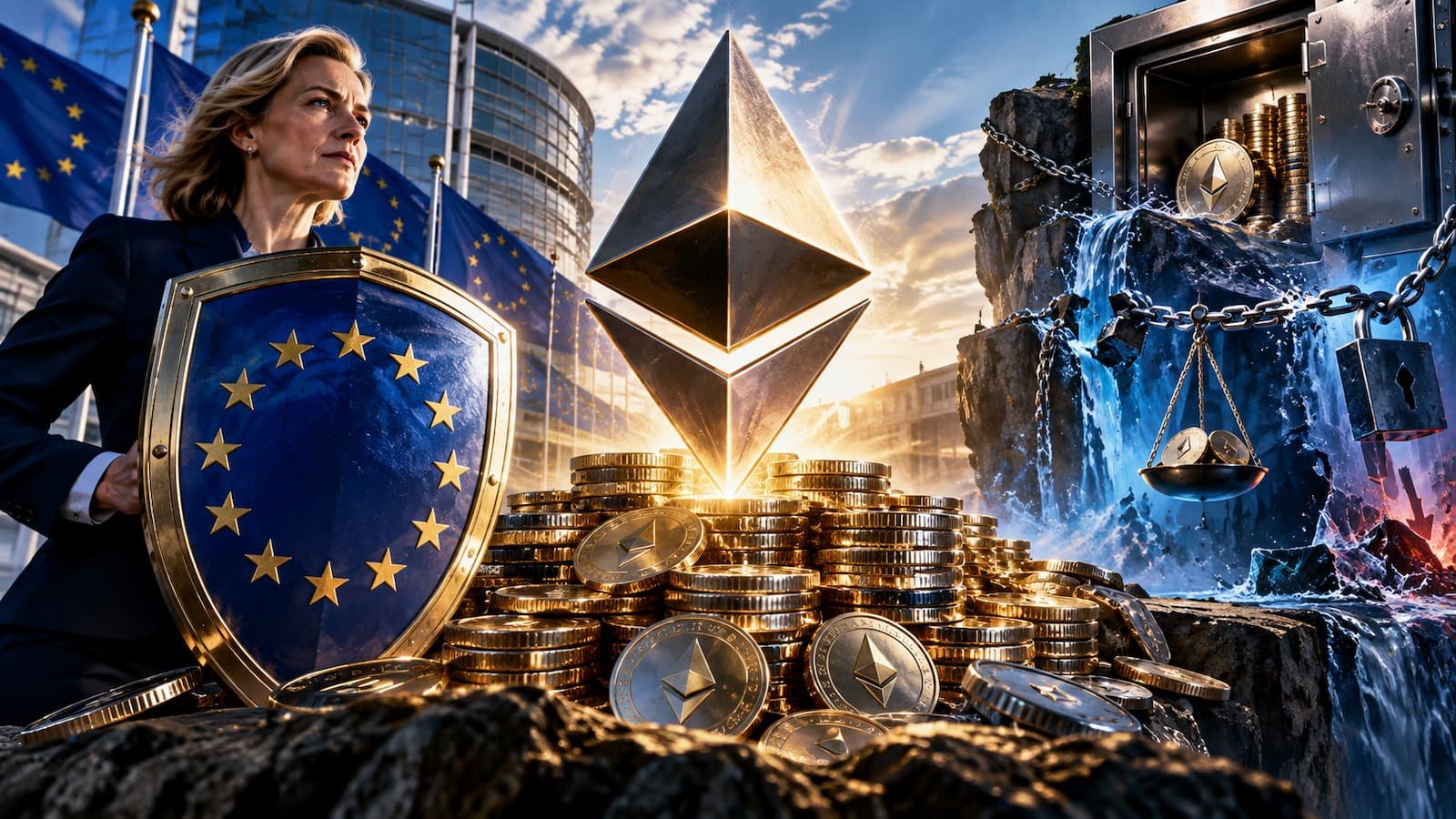 ESMA pide más protección para el staking mientras Ethereum mantiene 43 7 millones.